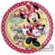 8 Piatti Tondi Carta Minnie 23 cm