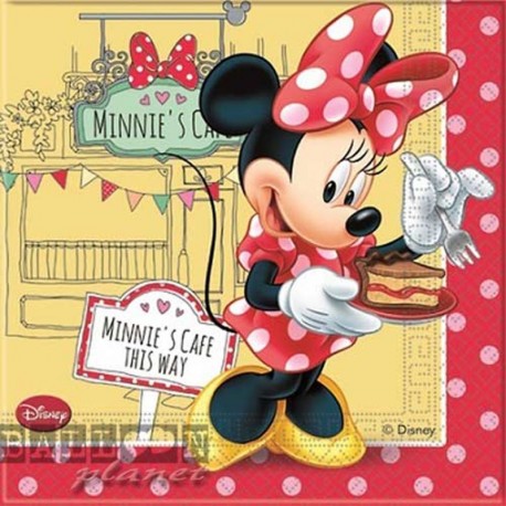 20 Tovaglioli Carta Minnie 33x33 cm