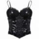 Corsetto Burlesque Paillettes nero