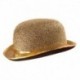 Cappello Bombetta Feltro Lurex Oro