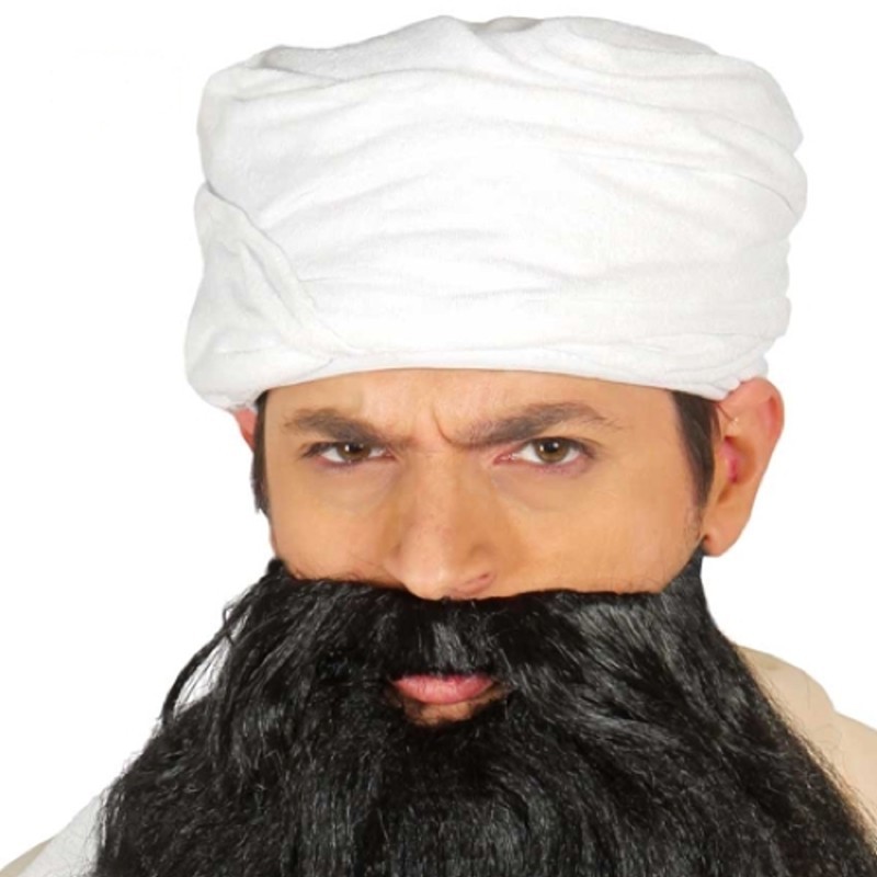 Turbante Bianco Arabo - Fantaparty.it