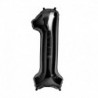 Pallone Numero 1 Nero 90 cm