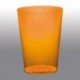 10 Bicchieri Plastica Arancio 230 ml