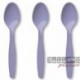 10 Cucchiai Plastica Lavanda 16 cm