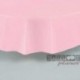 Tovaglia Plastica Tonda Rosa 205 cm