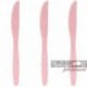 10 Coltelli Plastica Rosa 16 cm