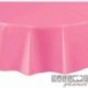 Tovaglia Plastica Tonda Rosa Hot 205 cm